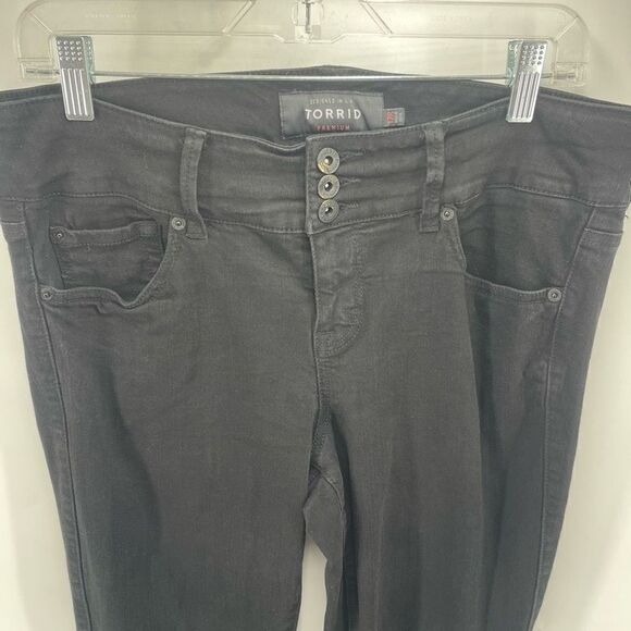 Torrid Womens Skinny Jeans Stretch High Rise Casual Modern Pocket Black Size 12 - Picture 10 of 12